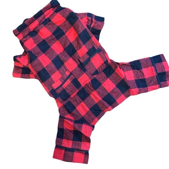 🎈Buffalo Check Flannel Dog Pajamas - Picture 9 of 10